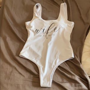 Wife of the Party bathing suit